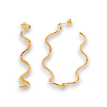 Aros de Acero Dorados