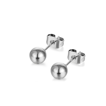 Aretes de Acero Tono Acero 